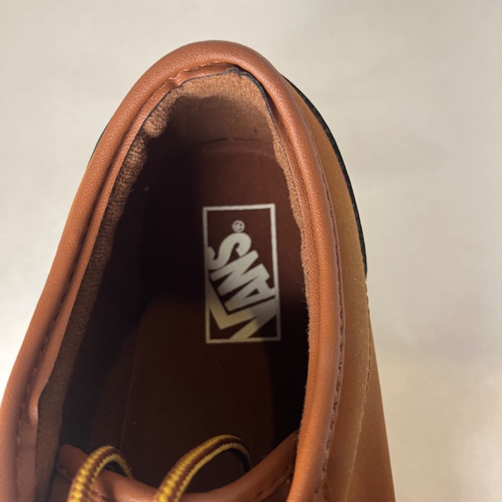 Vans Mens Atwood Leather Brown Sneakers Skateboard Tennis Shoes Size US 11 - Picture 9 of 10